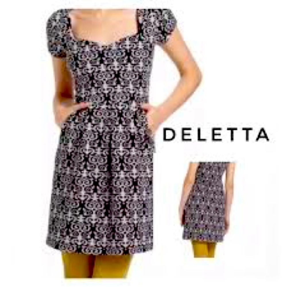 Deletta Anthropologie Caledonia Dress Size Medium